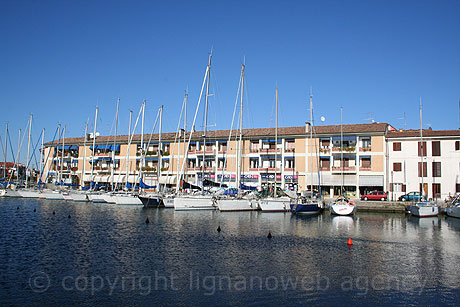 Der befahrbar Kanal von Grado Insel foto