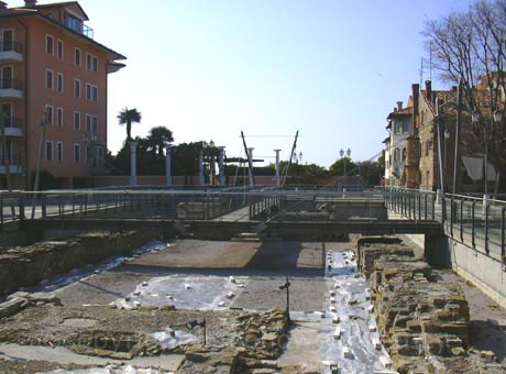 Grado historical center mosaic photo