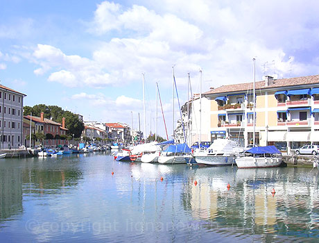 Grado island channel view photo