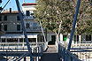 Glass Bridge Across The Ancient Ruins At Grado